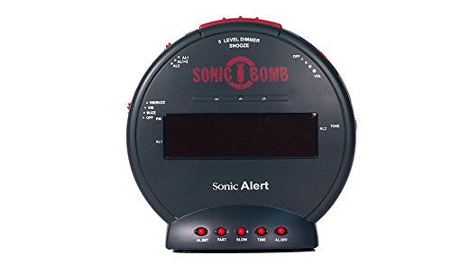 Sonic Alert Sonic Bomb Extra-Loud Alarm Clock