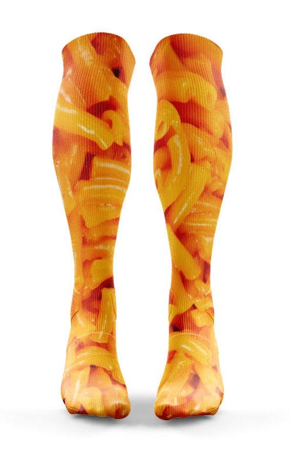 Mac & Cheese Socks