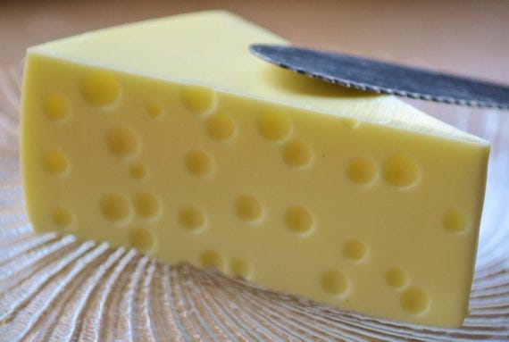 Swiss Cheese Food Soap