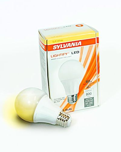 SYLVANIA Dimmable White Smart LED Light Bulb
