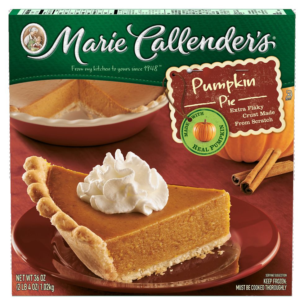 Marie Callender's Frozen Pumpkin Pie