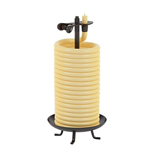 Self-Extinguishing Coil Candle