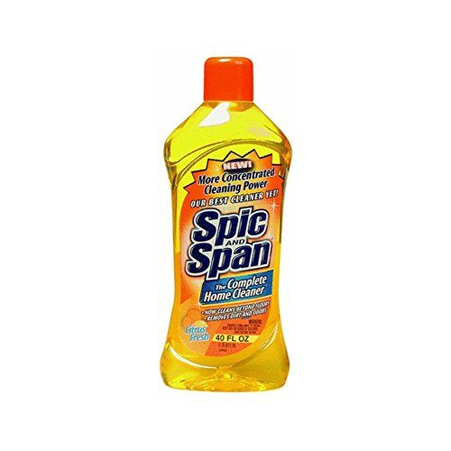 Spic and Span Dilutable Liquid Cleaner Multi-Surface & Floor Cleaner, Citrus Fresh Scent - 40 FL OZ