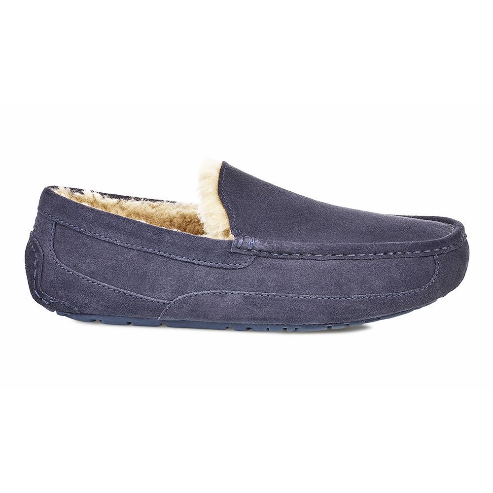 Ugg navy mens discount slippers