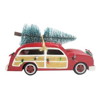 Wagon Car Christmas Figurine