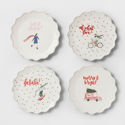 Appetizer Plates (4 Pack)