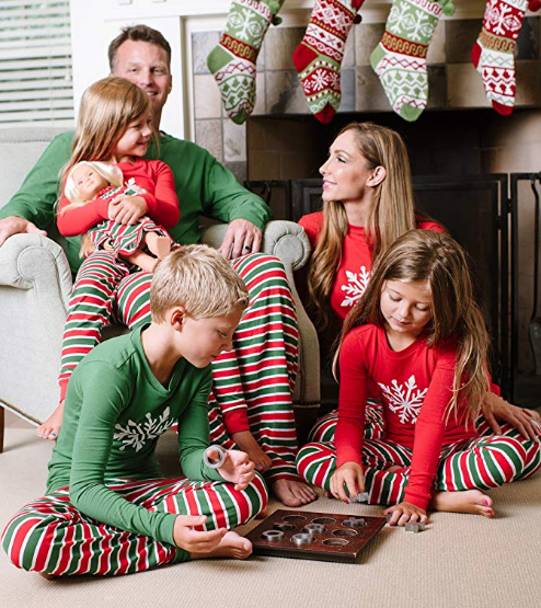 Knit Stripe Pajamas 