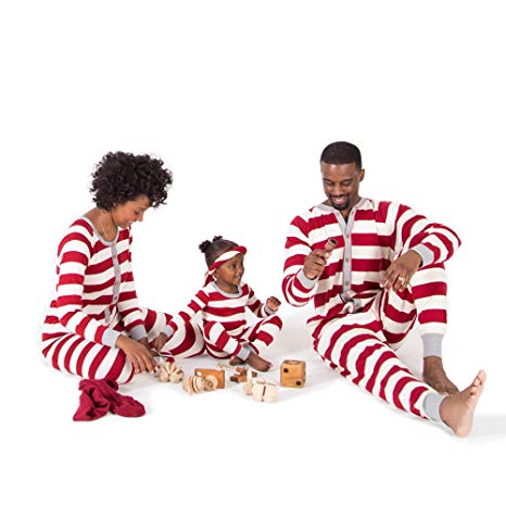 Cranberry Rugby Stripes Pajamas 