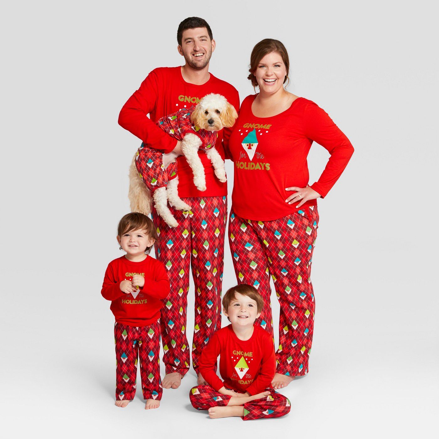 Gnome For The Holiday Family Pajamas Collection