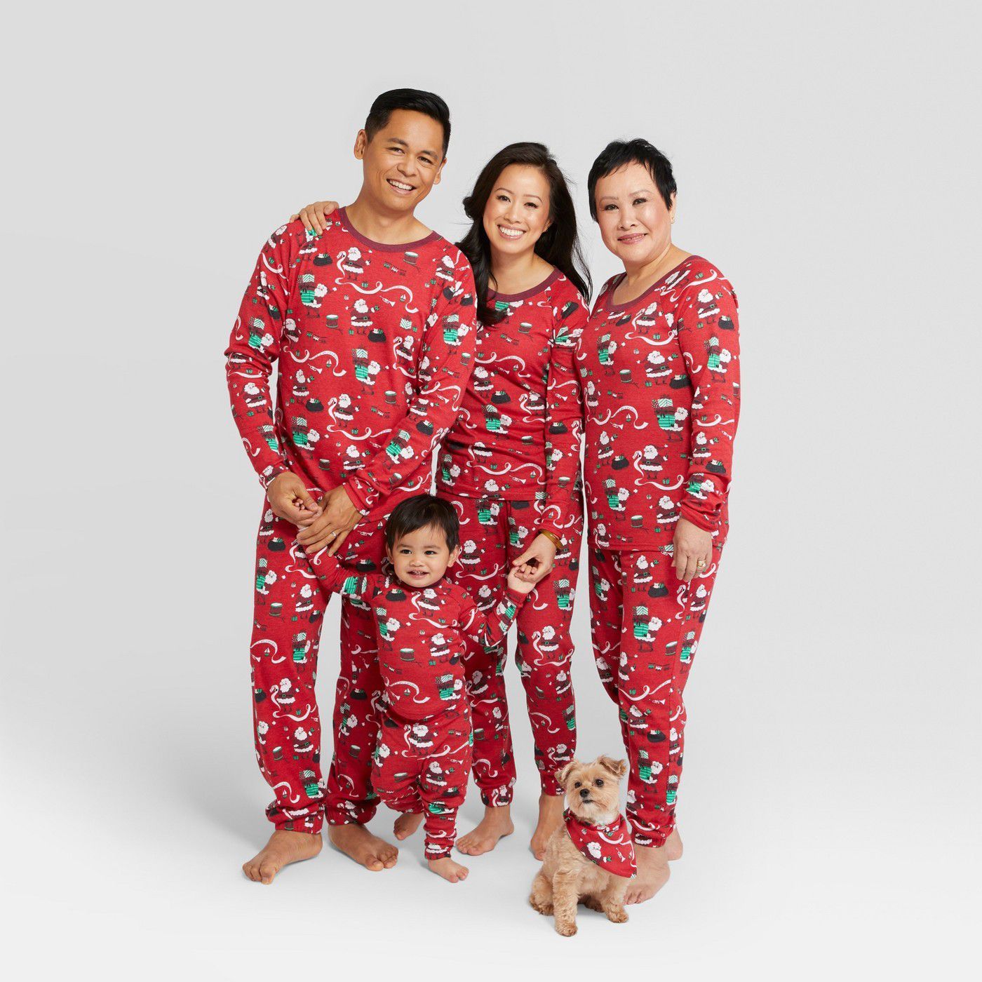 Nite Nite Holiday Santa's List Family Pajamas Collection