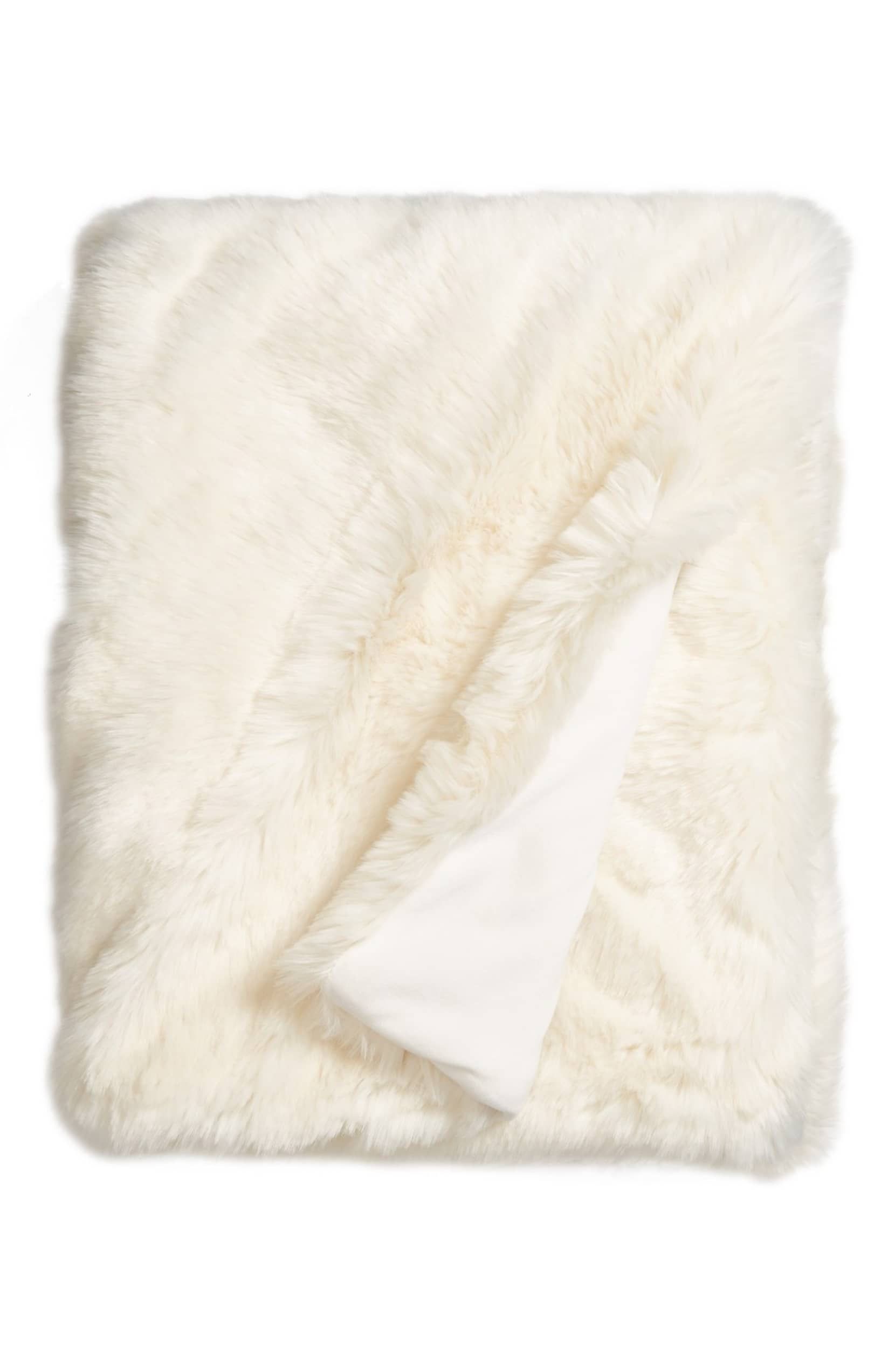 Cuddle Up Faux Fur Throw Blanket