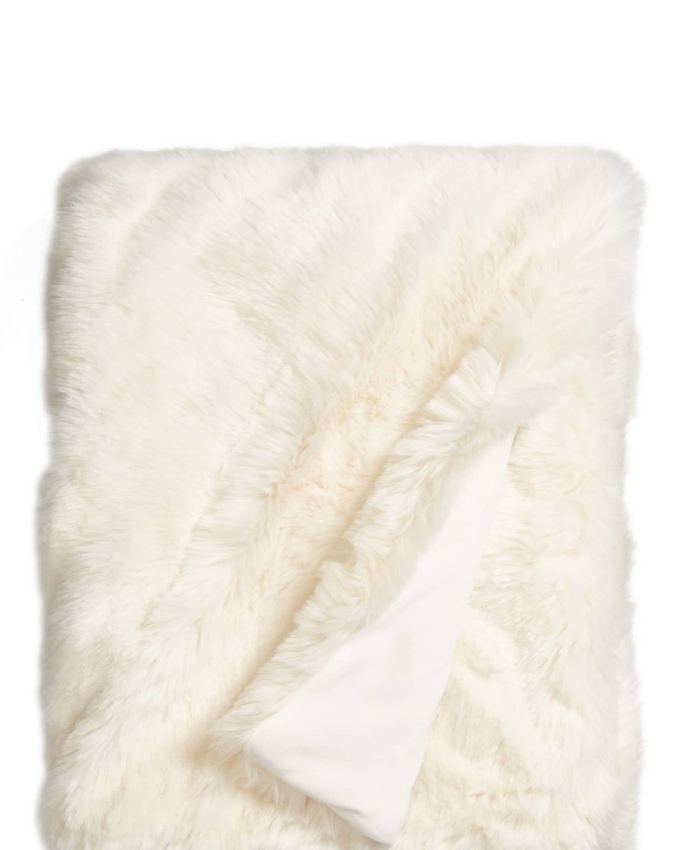 Cuddle Up Faux Fur Throw Blanket