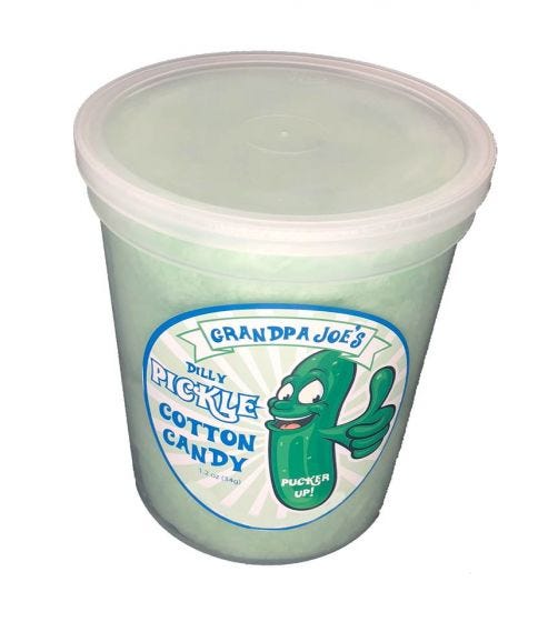 Dilly Pickle Cotton Candy Tub