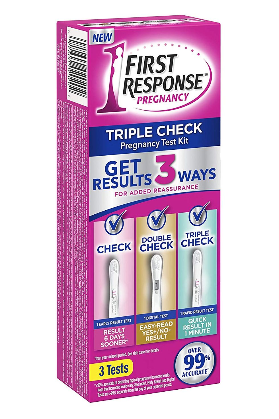 Mama's Little Helpers: First Response Triple Check Pregnancy Test