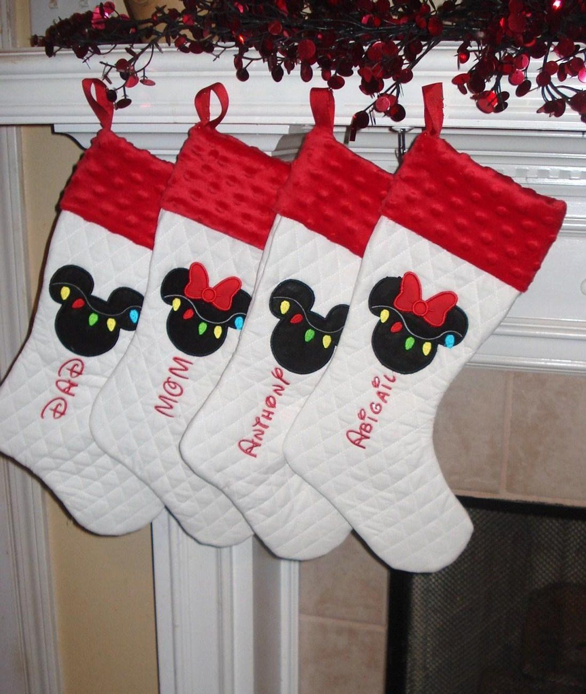 10 Best Disney Christmas Stockings Disney Holiday Decorations