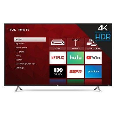 TCL 55" 4K HDR 120Hz CMI Roku Smart LED TV