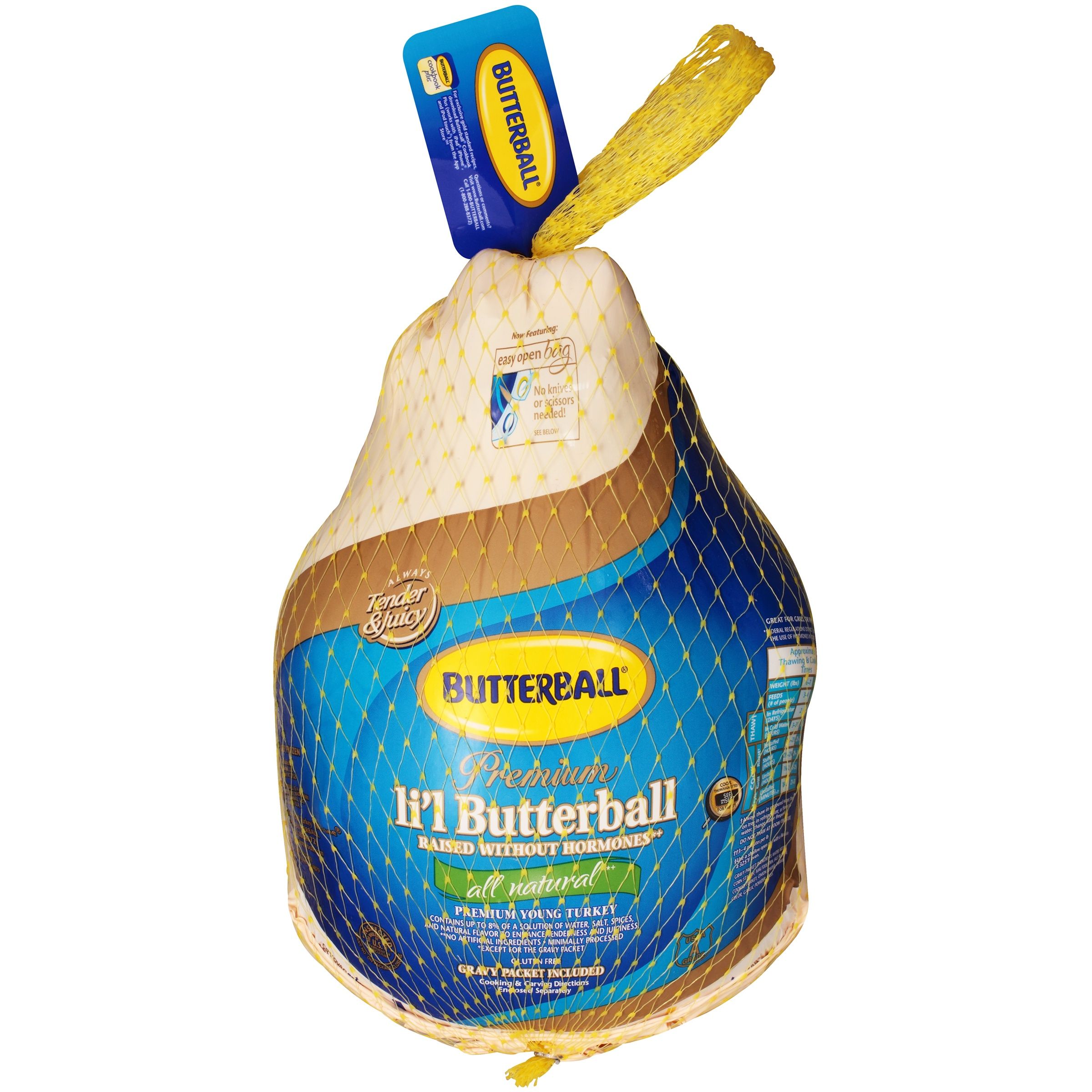 Butterball Li'l Frozen Young Whole Turkey, 6.0-11.0 lb