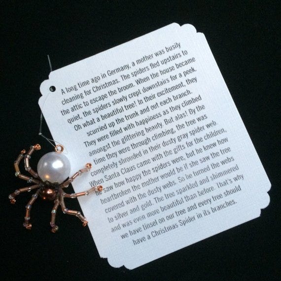 German Christmas Spider Ornaments