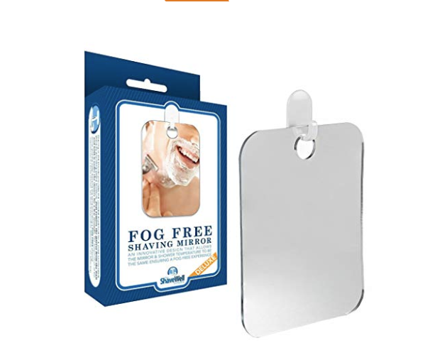 Deluxe Shave Well Fog-free Shower Mirror 