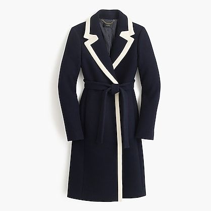 J crew navy coat sale