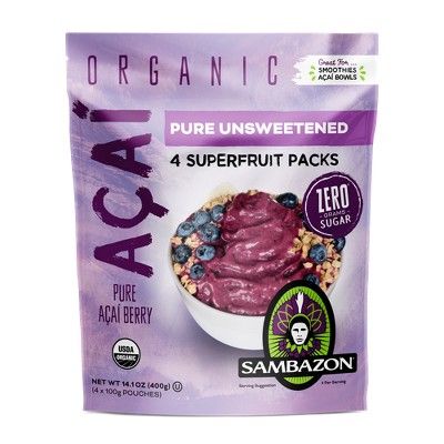 Acai Pure Unsweetened Frozen Smoothie Pack