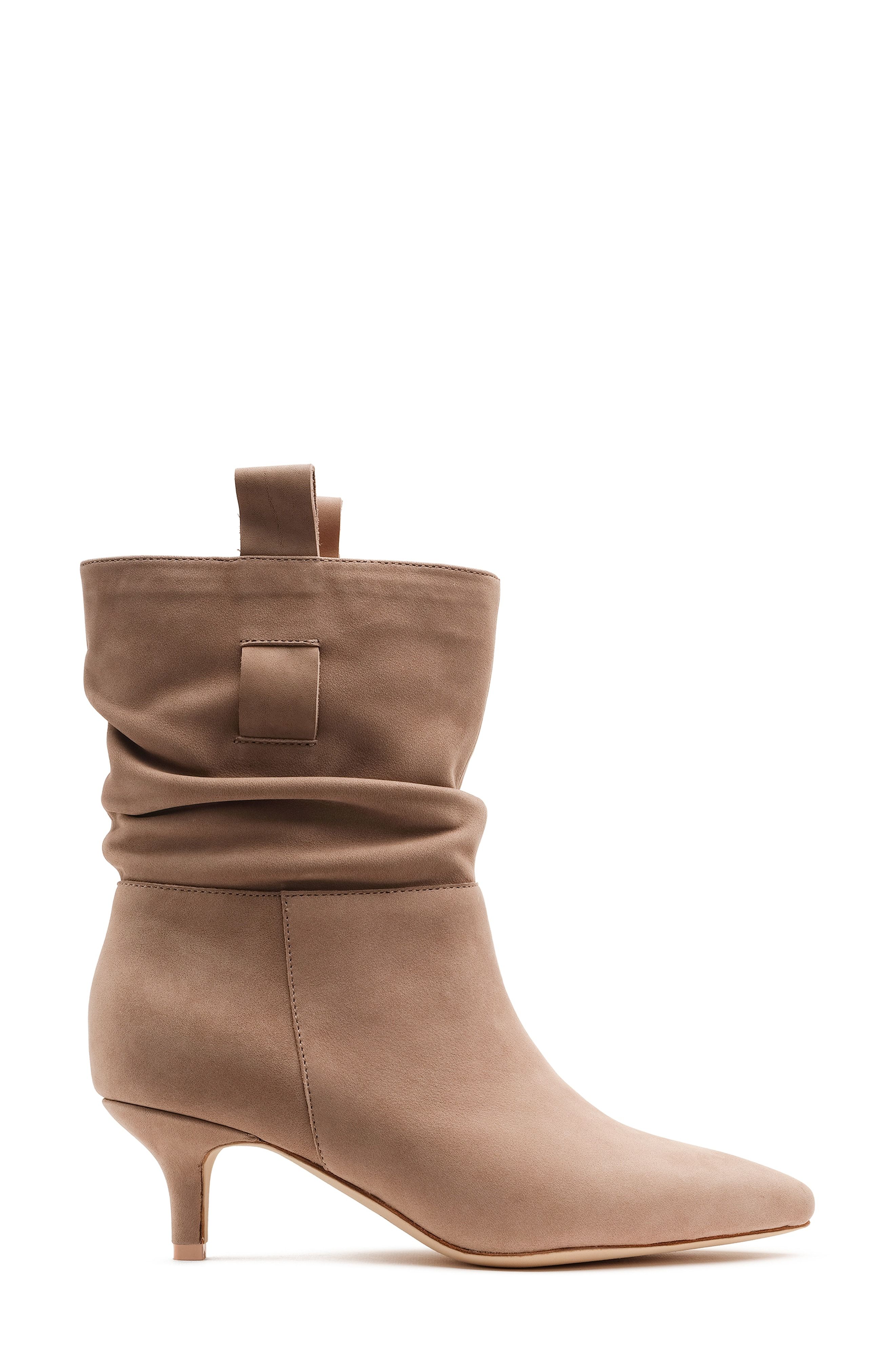 kitten heel slouch boots