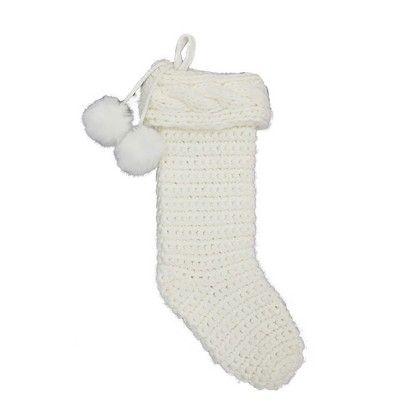 Hand Knit Christmas Stocking 