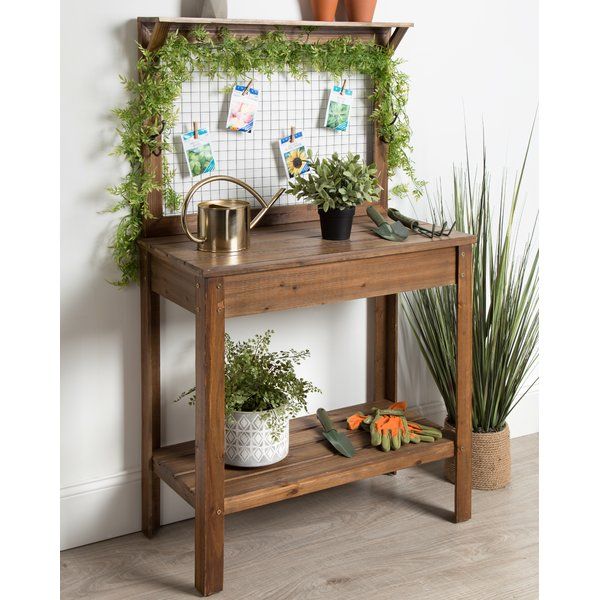 Wire Backed Potting Bench