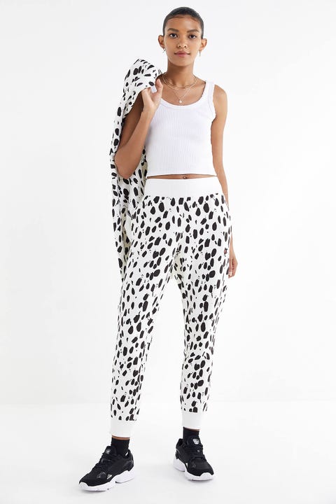 animal print jogger set