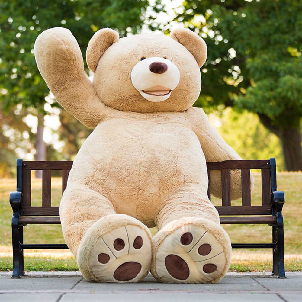 93-Inch Plush Teddy Bear
