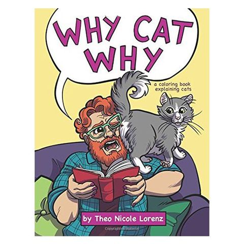 Why Cat Why a coloring book explaining cats