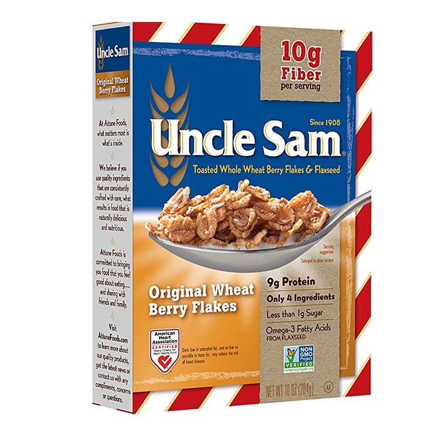 Uncle Sam Original Whole Wheat & Flaxseed Cereal
