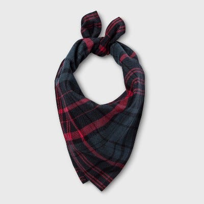 Holiday Plaid Pet Bandana