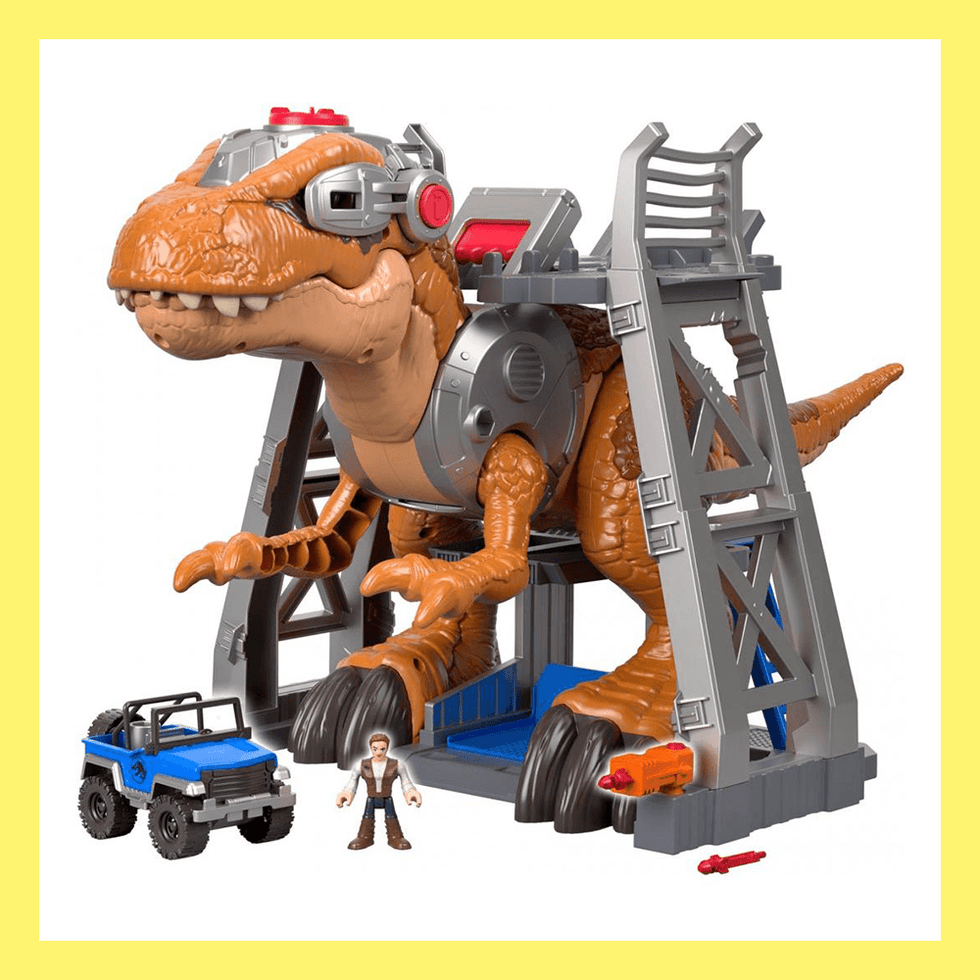 Imaginext jurassic world jurassic rex & clearance playset