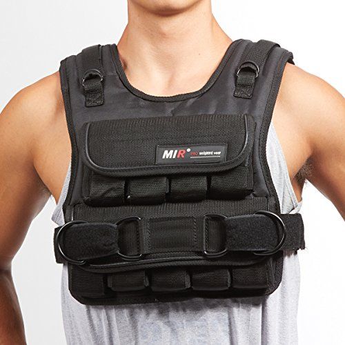 50-Pound Cap Barbell Adjustable Weighted Vest