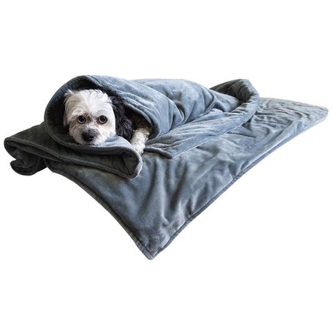 This Weighted Blanket Is For Your Dog Yes They Get Anxious Too