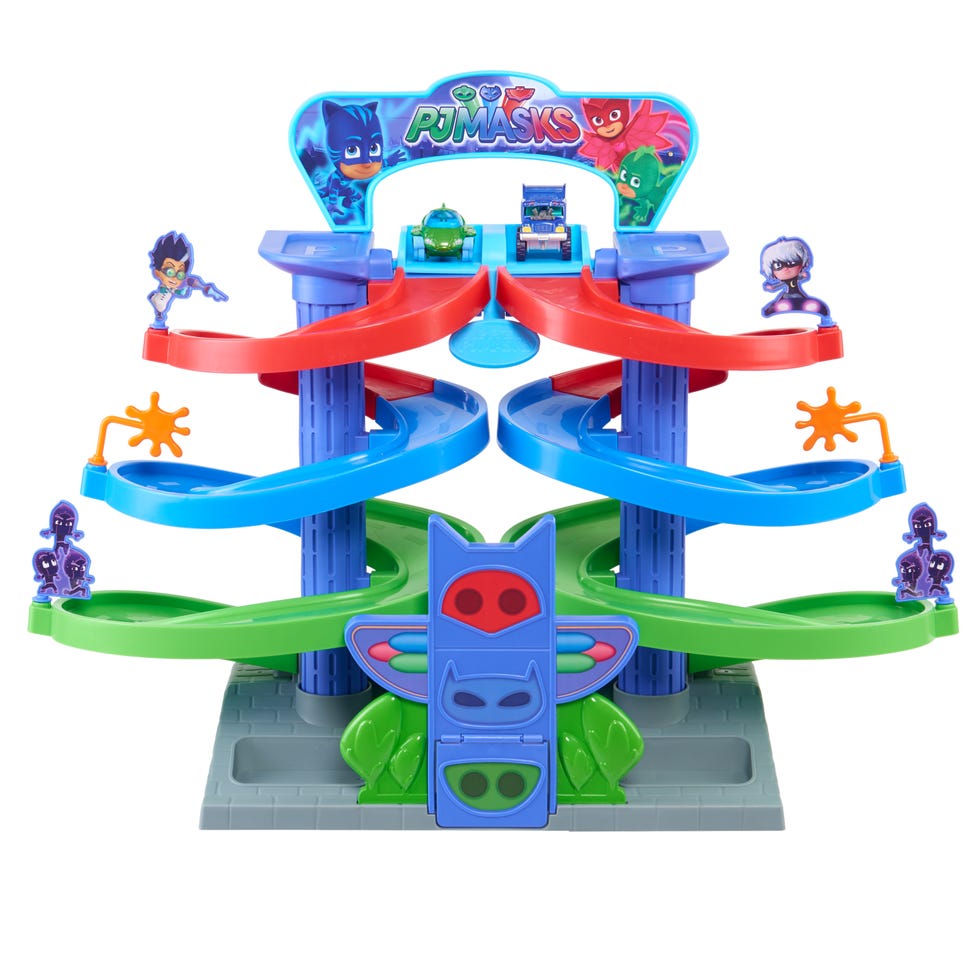 PJ Masks Nighttime Adventures Die Cast Spiral Playset