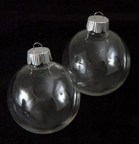 25-Pack of Plastic Ball Ornaments