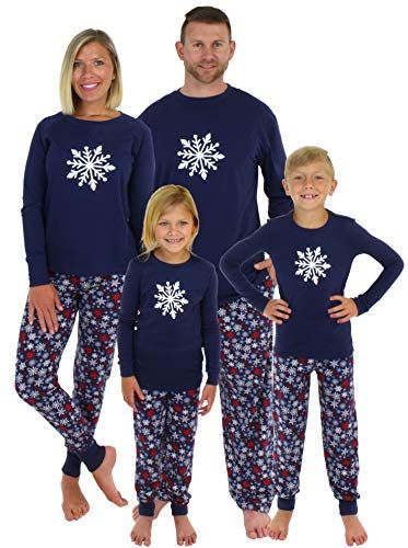 Snowflake pajamas for family hot sale