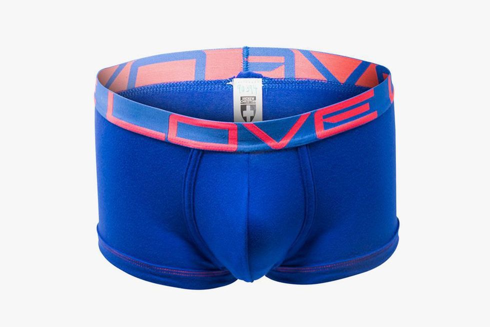 NEW MeUndies BLUE & WHITE STRIPE boxer Briefs Underwear Mens Size SMALL LOT  OF 2