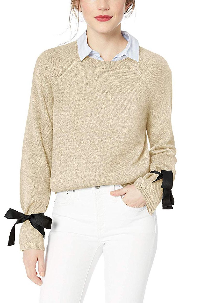 A Super Cute Sweater With Bow Sleeves
