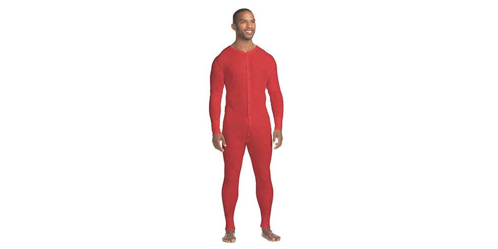 Hanes Waffle Knit Thermal Union Suit