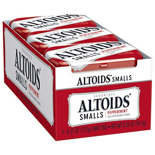 Altoids Smalls Peppermint Breath Mints (Pack of 9)