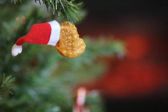 Holiday Hat Nugget Ornament