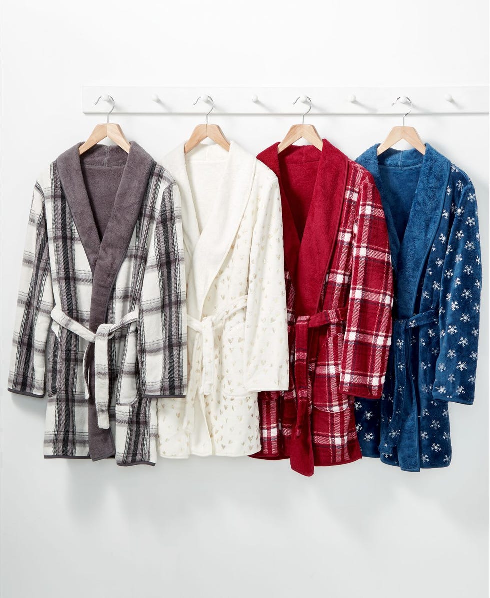 Martha Stewart Collection Reversible Plush Robe