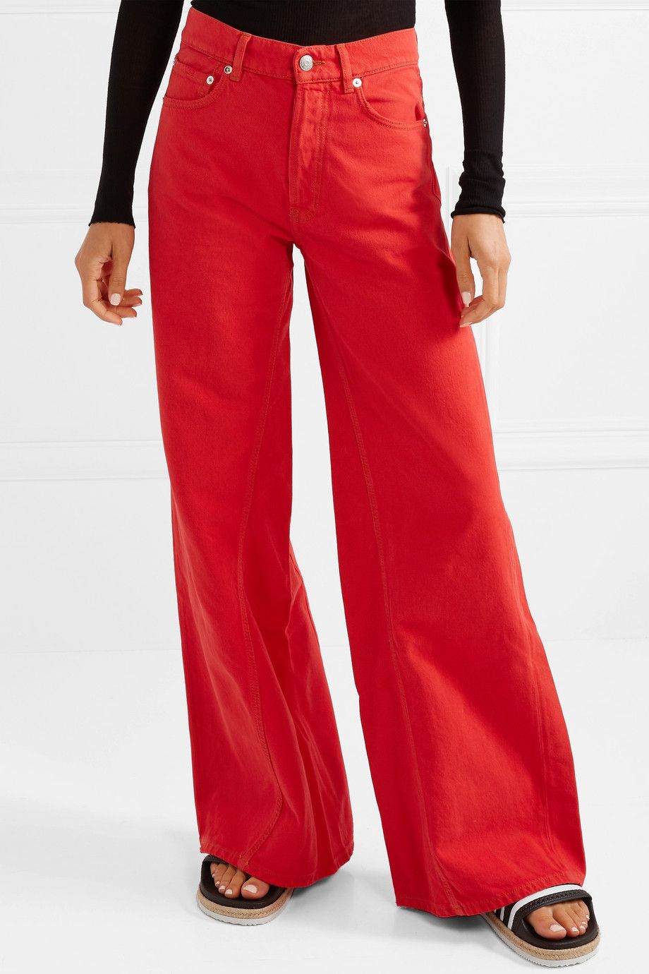 These Standout Red Jeans