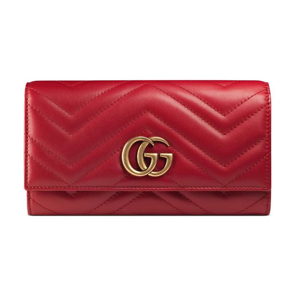Gucci GG Marmont Matelassé Leather Continental Wallet