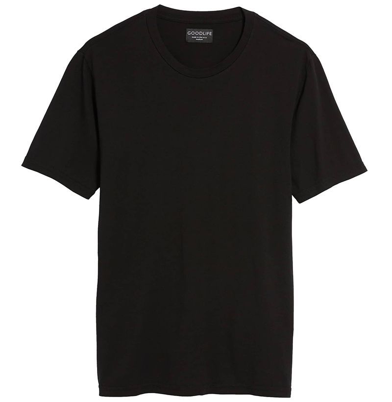 men black tee