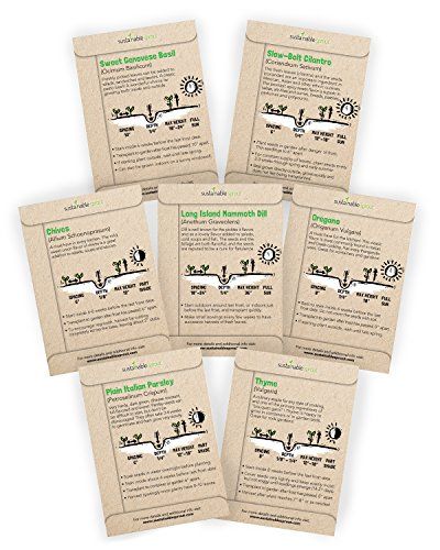 Herb Variety Pack for Planting an Indoor Garden