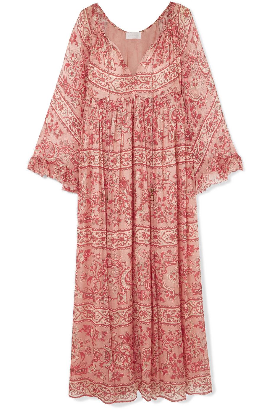 Castile Printed Silk-Crepon Maxi Dress